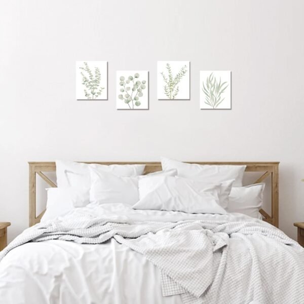 50d9050f-7fae-4b73-a885-129951bcac0d.jpg Set of 4 Botanical Canvas Art - Minimalist Boho Framed Prints