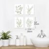 cf0220d4-8913-4005-ab29-728e3f43f502.jpg Set of 4 Botanical Canvas Art - Minimalist Boho Framed Prints