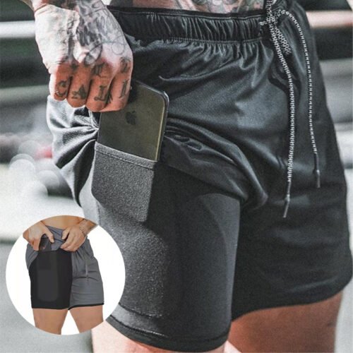 compression shorts with cup pocket​