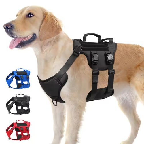 869df99c-8b8a-48c8-a841-5783bac00b1b.jpg Tactical Dog Harness Vest: Durable & Adjustable No-Pull Vest