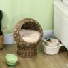 8b03f1f2-f2e1-4a31-9f4c-df8e3bca84f7.jpg best Handwoven Elevated Cat Bed – Wicker Basket House with Soft Cushion