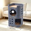 3 Tier Felt Cat Tower House – Cozy Multi-Level Cat Condo