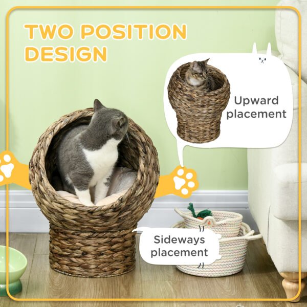 ac31d622-53f8-48b5-a3ad-d0978aee005b.jpg best Handwoven Elevated Cat Bed – Wicker Basket House with Soft Cushion