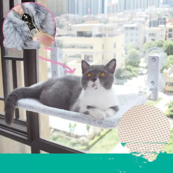 c48bb834-508a-434f-a066-73f65e3eaf8f.jpg Cat Window Hammock – Strong Suction Cup Window Bed for Indoor Cats