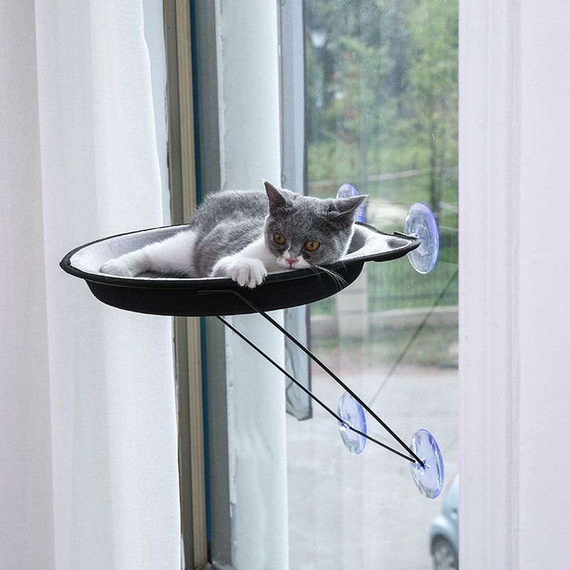 Window Cat Hammock – Cozy Suction Cup Cat Bed for Indoor Cats
