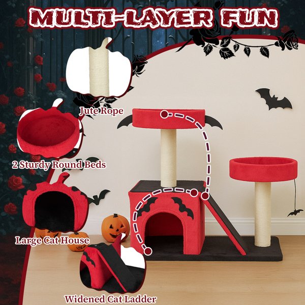 e46c6777-65d1-4857-9b87-7b6874ac060f.jpg BEST Halloween Cat Tree – Gothic Cat Tower with Condo & Scratching Posts