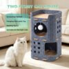 3 Tier Felt Cat Tower House – Cozy Multi-Level Cat Condo
