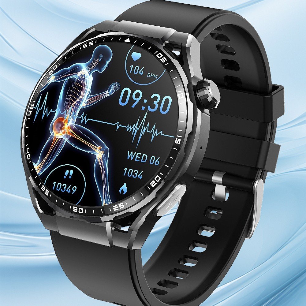Waterproof Smart Sports Watch with 8 Amazing Health Functions – Premium Quality
