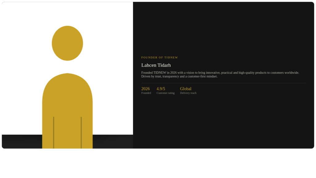 About TIDNEW - Founder Lahcen Tidarh