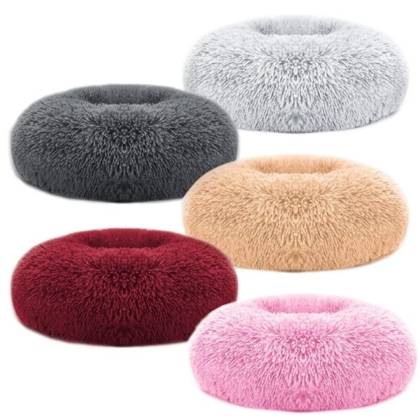 Plush Round Dog Bed – Ultimate 60cm Comfort Dogs Love