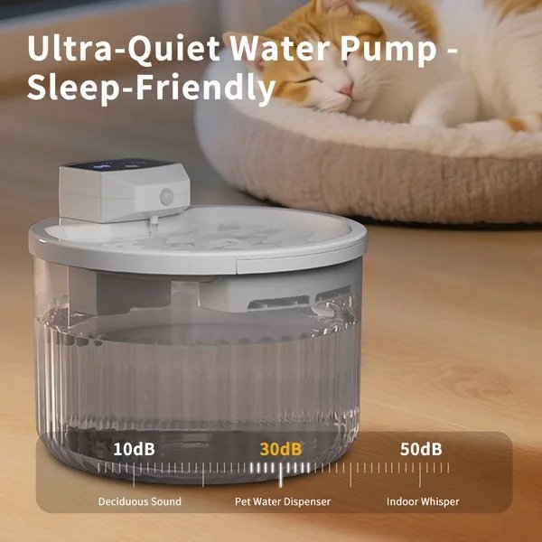 160856fe-ffda-412f-9b41-4aaec474b79e.jpg Automatic Cat Water Fountain – No Daily Refills, Bacteria-Free & Quiet