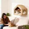 1b52f7dd-d928-43dc-8f0c-76059a9a3403.jpg Cat Wall Shelf with Cushion – Ultimate 12-Lb Cozy Cat Retreat