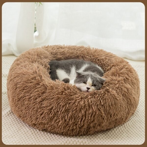 280745c8-2d1f-4821-ab06-8a87fe12d1a5.jpg Plush Donut Dog Bed – Ultimate 9-Size Comfort Dogs Love