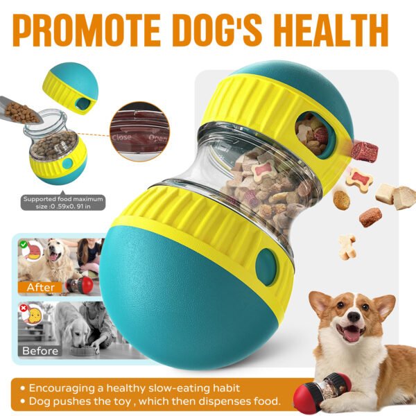 Adjustable Treat Ball – Ultimate 2-in-1 Puzzle Toy Dogs Love