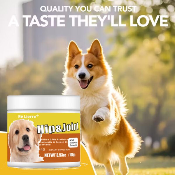 Dog Hip Joint Powder – Ultimate 40-Serving Happy Dog Support