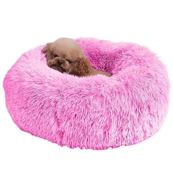 Plush Round Dog Bed – Ultimate 60cm Comfort Dogs Love