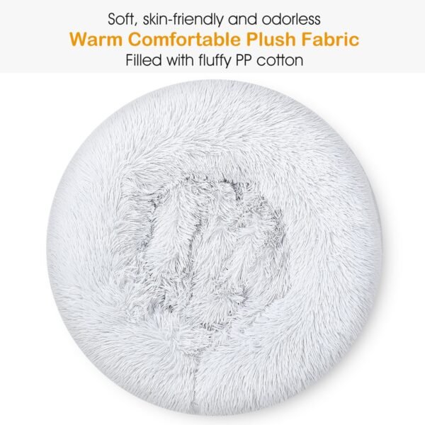 Plush Round Dog Bed – Ultimate 60cm Comfort Dogs Love