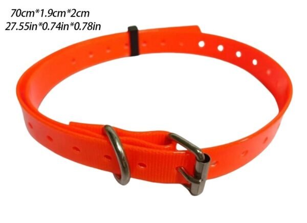 639c54ee-e003-40c6-8e75-3ab93fe6ca6b.jpg Waterproof TPU Dog Collar Replacement Strap – Ultimate 34-Hole Adjustable Band with Metal Buckle