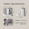 best Large Capacity Gravity Pet Feeder Water Dispenser – Ultimate 2-in-1 Automatic Feeding Set