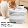 Automatic cat water fountain no daily refills needed with digital display Automatic cat water fountain no daily refills needed with digital display