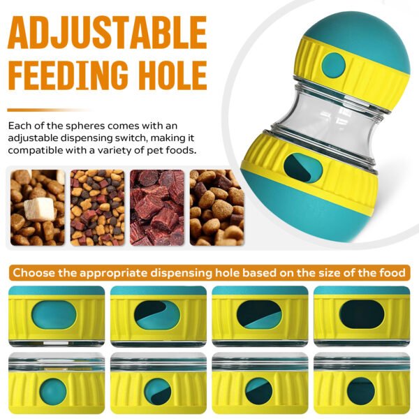 Adjustable Treat Ball – Ultimate 2-in-1 Puzzle Toy Dogs Love