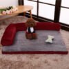 Corduroy Dog Sofa Bed – Ultimate 4-Size Comfort Dogs Love