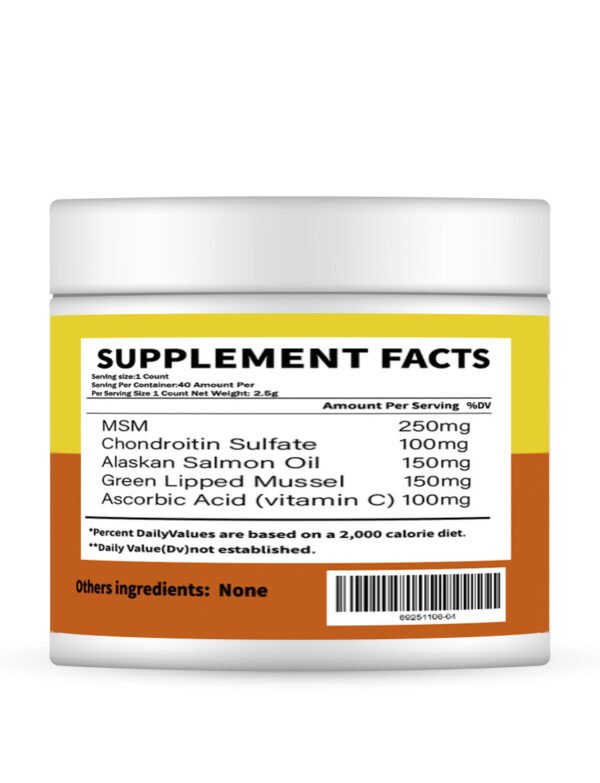 Dog Hip Joint Powder – Ultimate 40-Serving Happy Dog Support