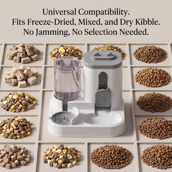 best Large Capacity Gravity Pet Feeder Water Dispenser – Ultimate 2-in-1 Automatic Feeding Set