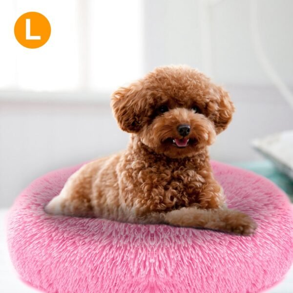 Plush Round Dog Bed – Ultimate 60cm Comfort Dogs Love