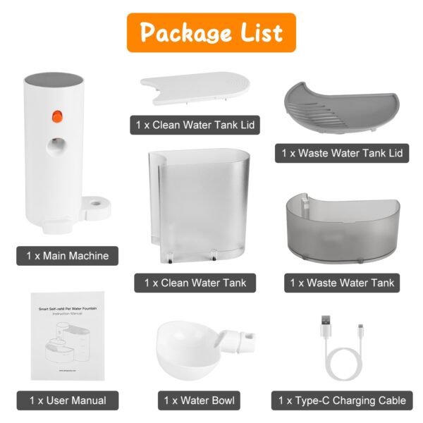 Ultimate Cordless Self-Refill Pet Water Dispenser – Smart 3L Design