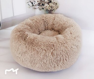 e5b92a97-cebb-4982-8571-1f80890466dc.jpg Plush Donut Dog Bed – Ultimate 9-Size Comfort Dogs Love