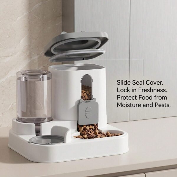 best Large Capacity Gravity Pet Feeder Water Dispenser – Ultimate 2-in-1 Automatic Feeding Set