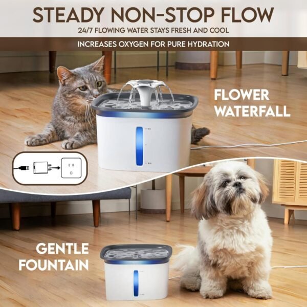 042e4ed7-3400-4083-808a-d83332963c4e.jpg Automatic Pet Water Fountain – Award-Winning 95oz Fresh Water Dispenser Pets Love