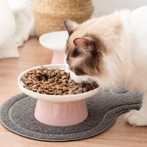 raised ceramic cat food dish raised ceramic cat food dish