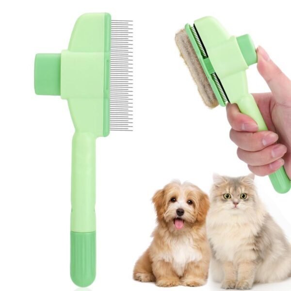 Peigne Démêlant Chien Chat Ultimate 2-en-1 – Adoré de Vos Animaux