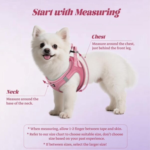 f8fb6cd2-6dd3-4343-b517-6fb8f8c5c77e.jpg No-Pull Puppy Harness Set – Amazing Step-In Comfort Vest for 5 Dog Sizes